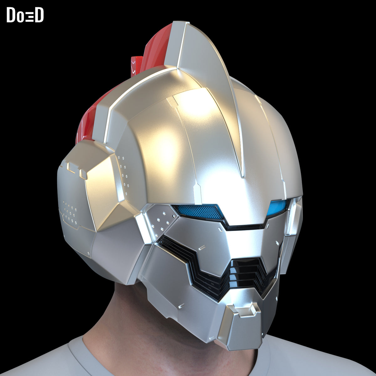 Jack Ultraman Anime Helmet | 3D Printable Model STL file #U111