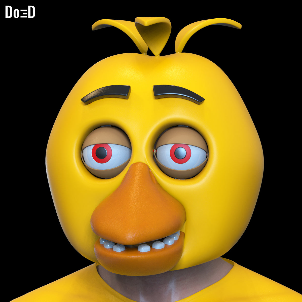 Bundle of Chica Helmet and Mr. Cupcake FNAF | 3D Printable Model File #CM55