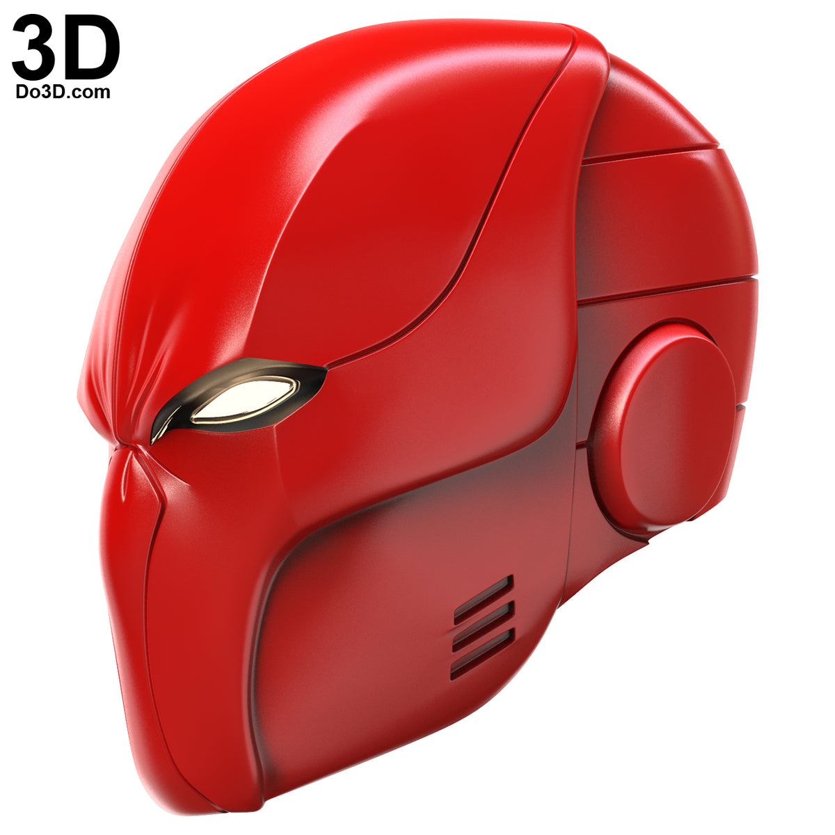Red Hood Arsenal Helmet Original Design by Do3D.com | 3D Model Project #4261