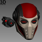 Deadshot Helmet Injustice 2 Mask, Cowl | 3D Printable Model Print STL File #1282