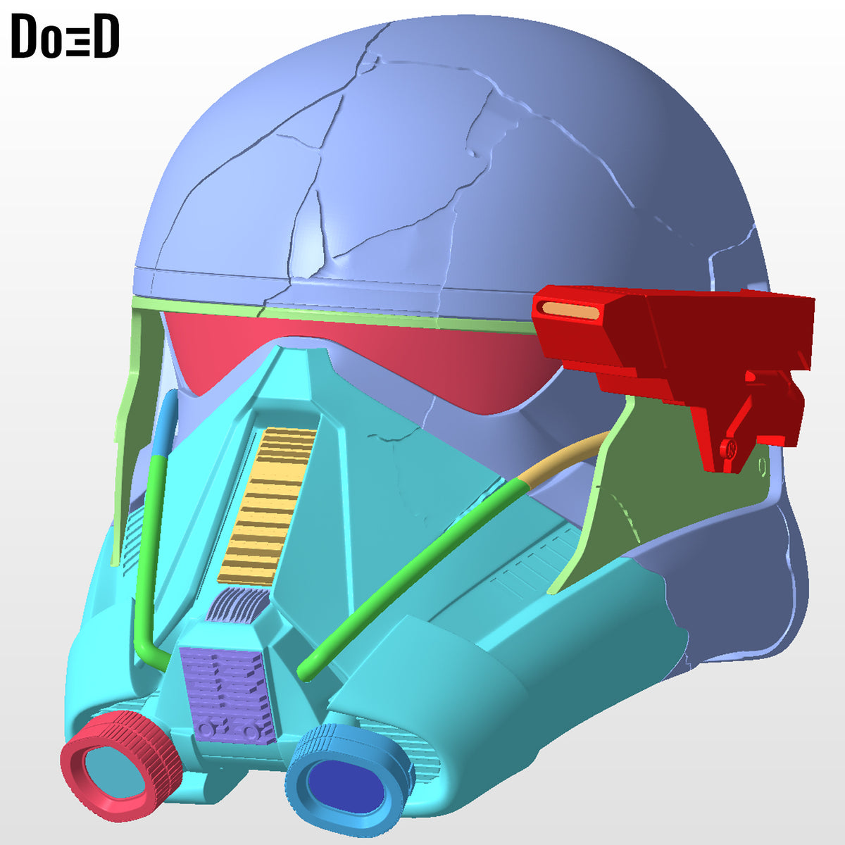 Battle Damaged Death Trooper Ahsoka | 3D Printable Model STl #ZT42