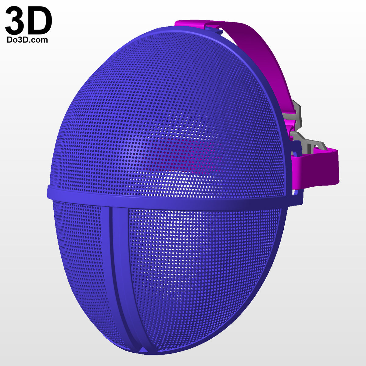 Squid Game Pink Soldier Mask / Helmet Red Hood | 3D Printable Model #SG93