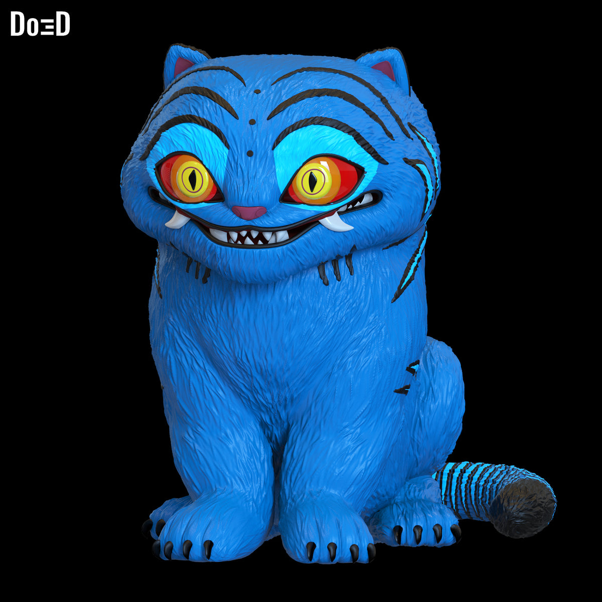 Derpy Tiger KPop Demon Hunters Any Scale Figure 3D Model STL File #DT91