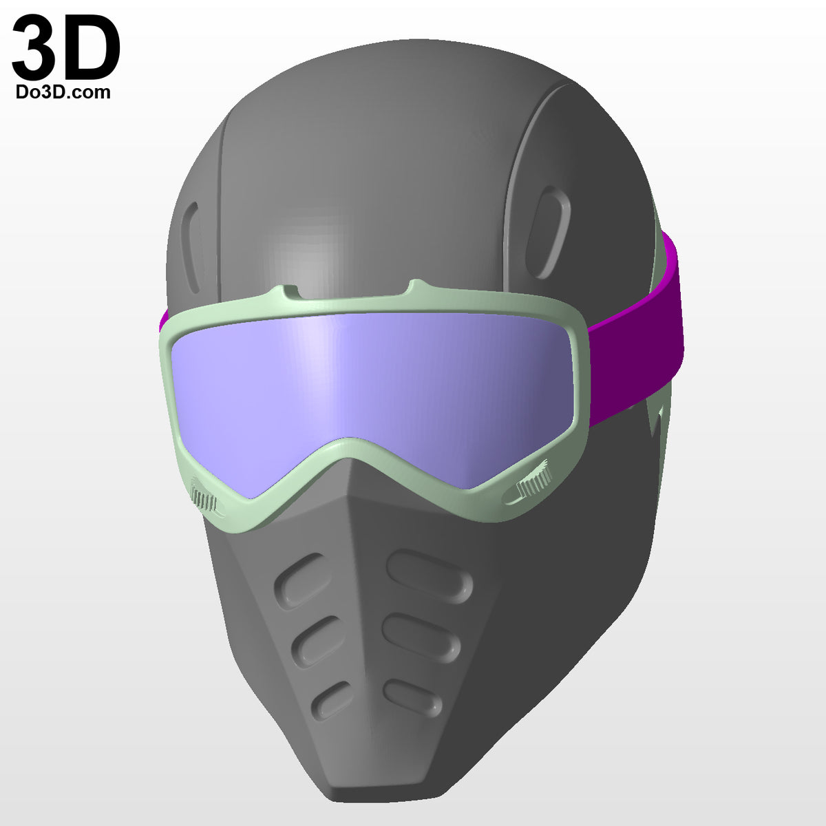 Snake Eyes G.I. Joe Type 2 Helmet | 3D Model Project #4723