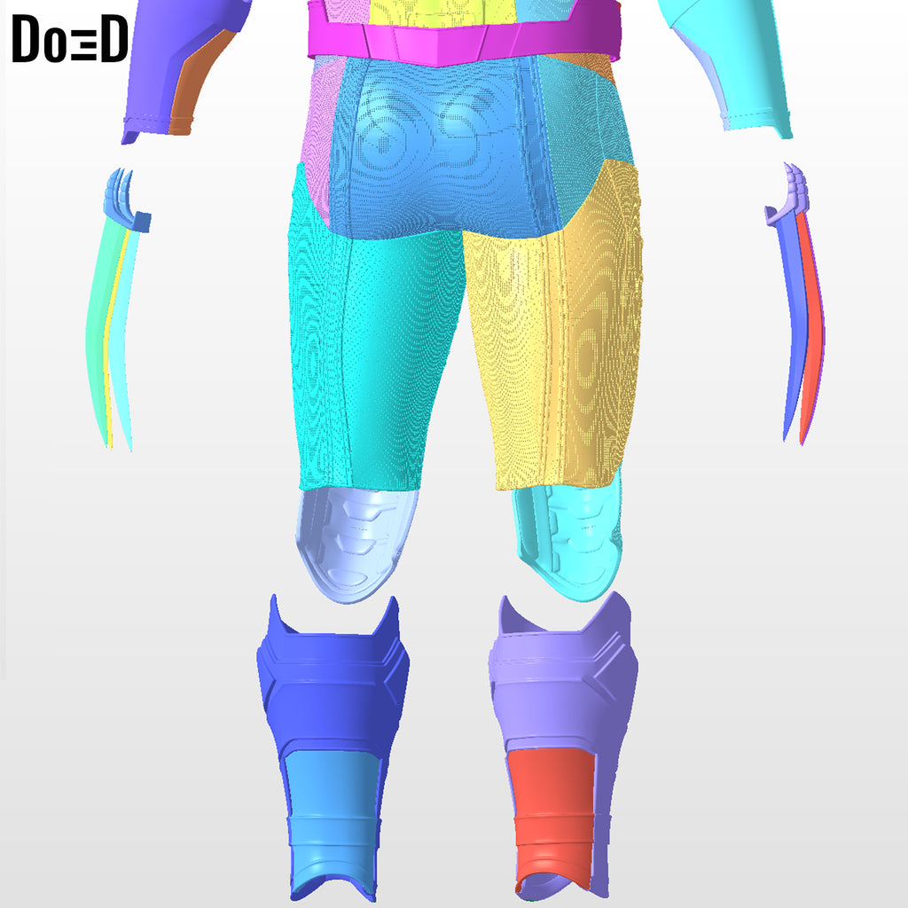 Wolverine Full Body Armor / Suit Deadpool 3 Version 3D Printable Model STL #WD77