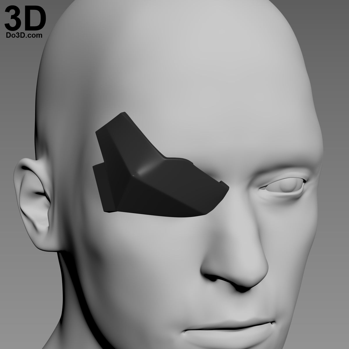 Death Stroke Justice League Eye Patch Cover Deathstroke 3D Printable Model #4404
