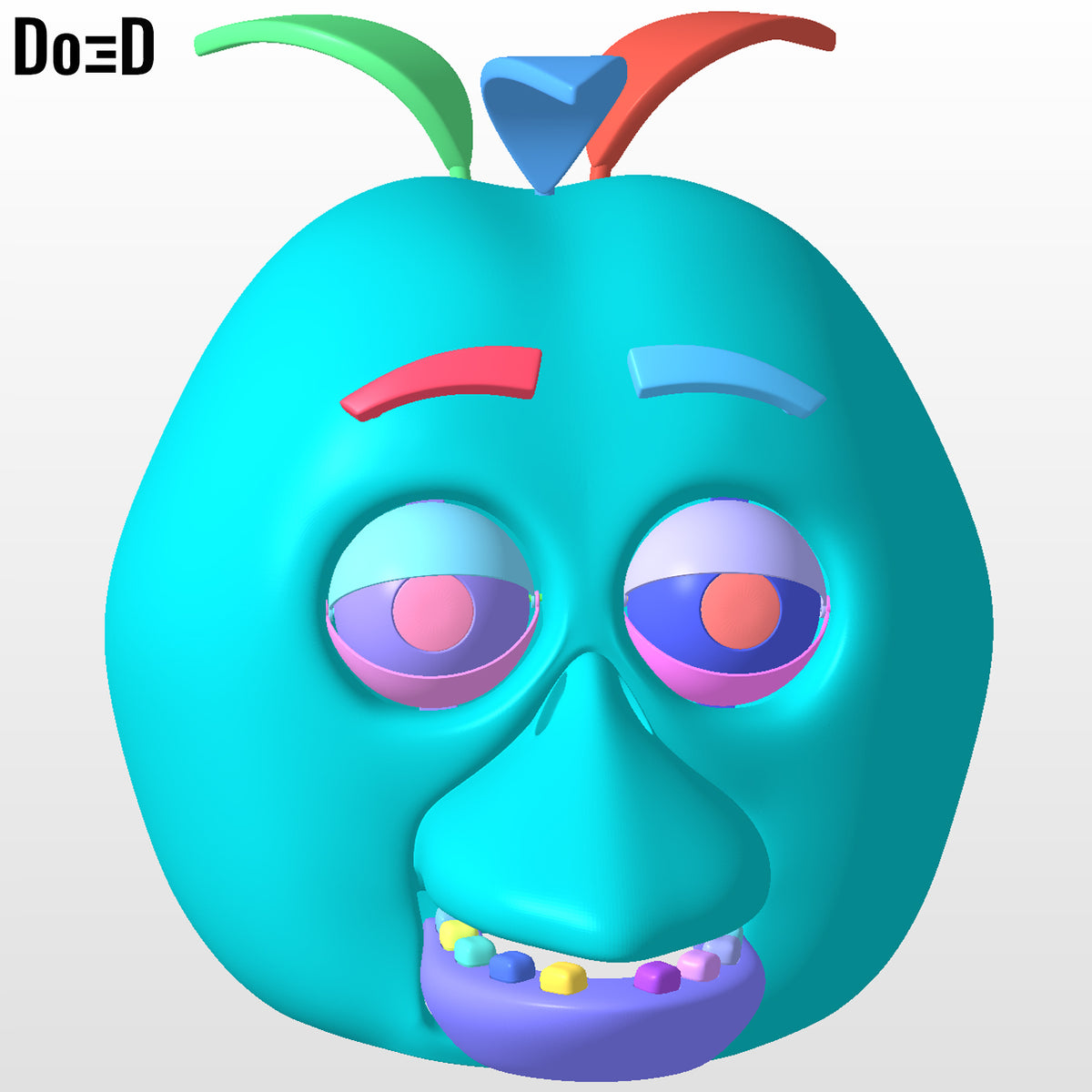 Chica Helmet Five Nights at Freddy's | 3D Printable Model Fil