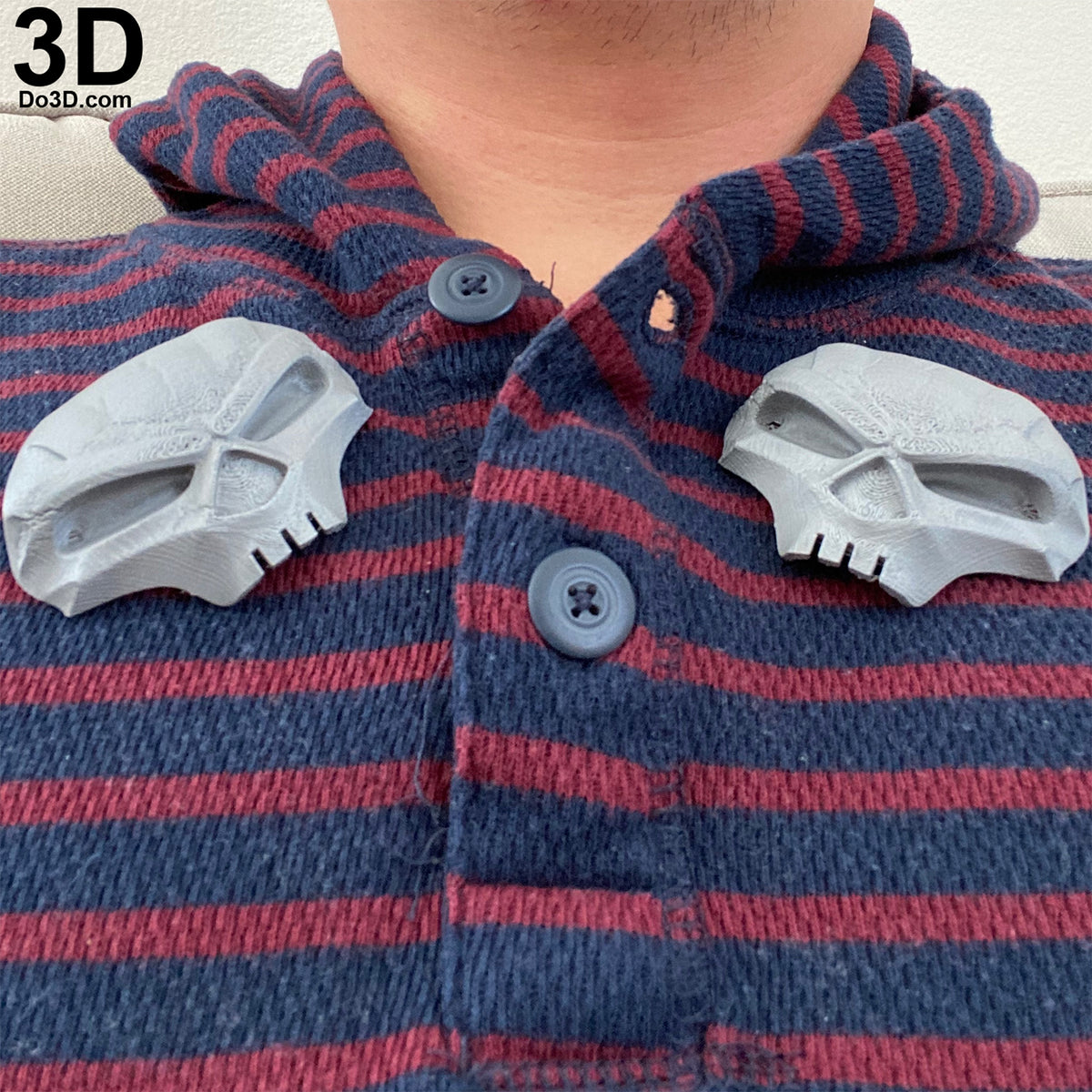 Spawn Mortal Kombat Necklace and Belt Buckle Skulls | 3D Model Project #6595