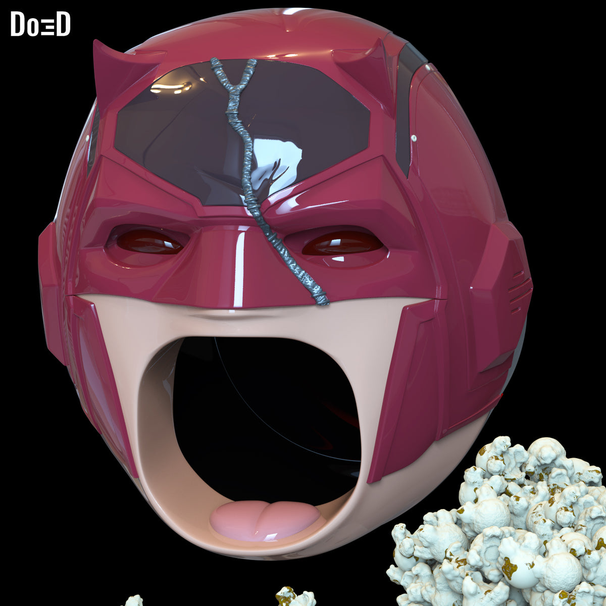 Daredevil Season 1 Battle Damaged Popcorn Bucket Do3D Screamer 3D Model #DD164