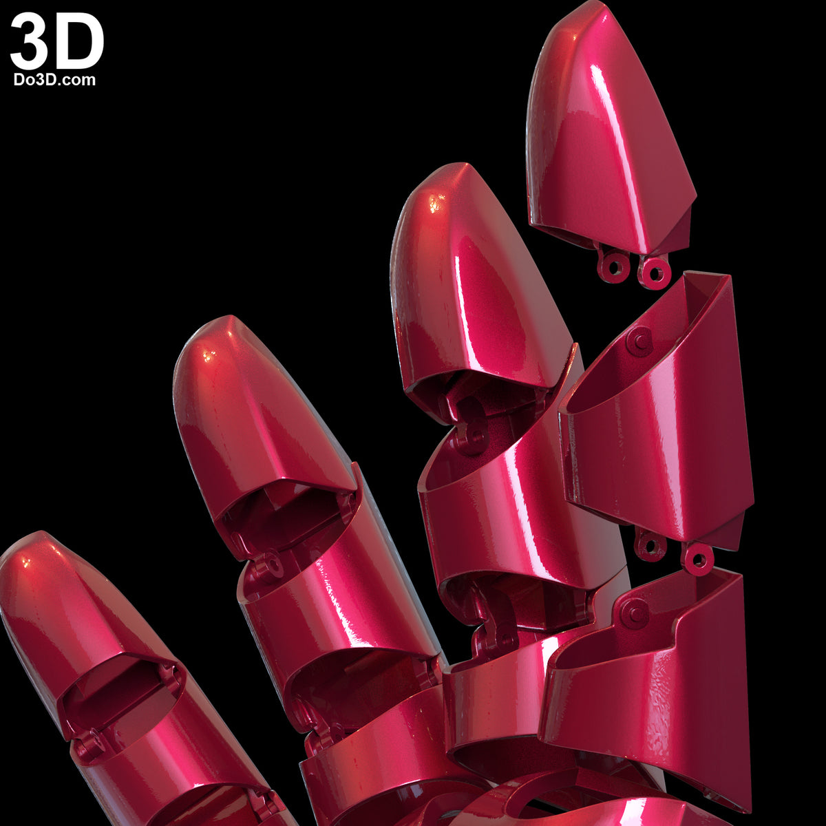 Universal Iron Man Glove with Hinges for MK 2 ~ MK 45 | 3D Printable Model #N19