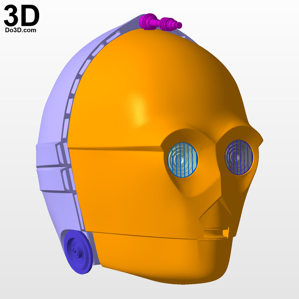 C-3PO C3PO Star Wars V: The Empire Strikes Back ESB 3D Printable Model STL #3959