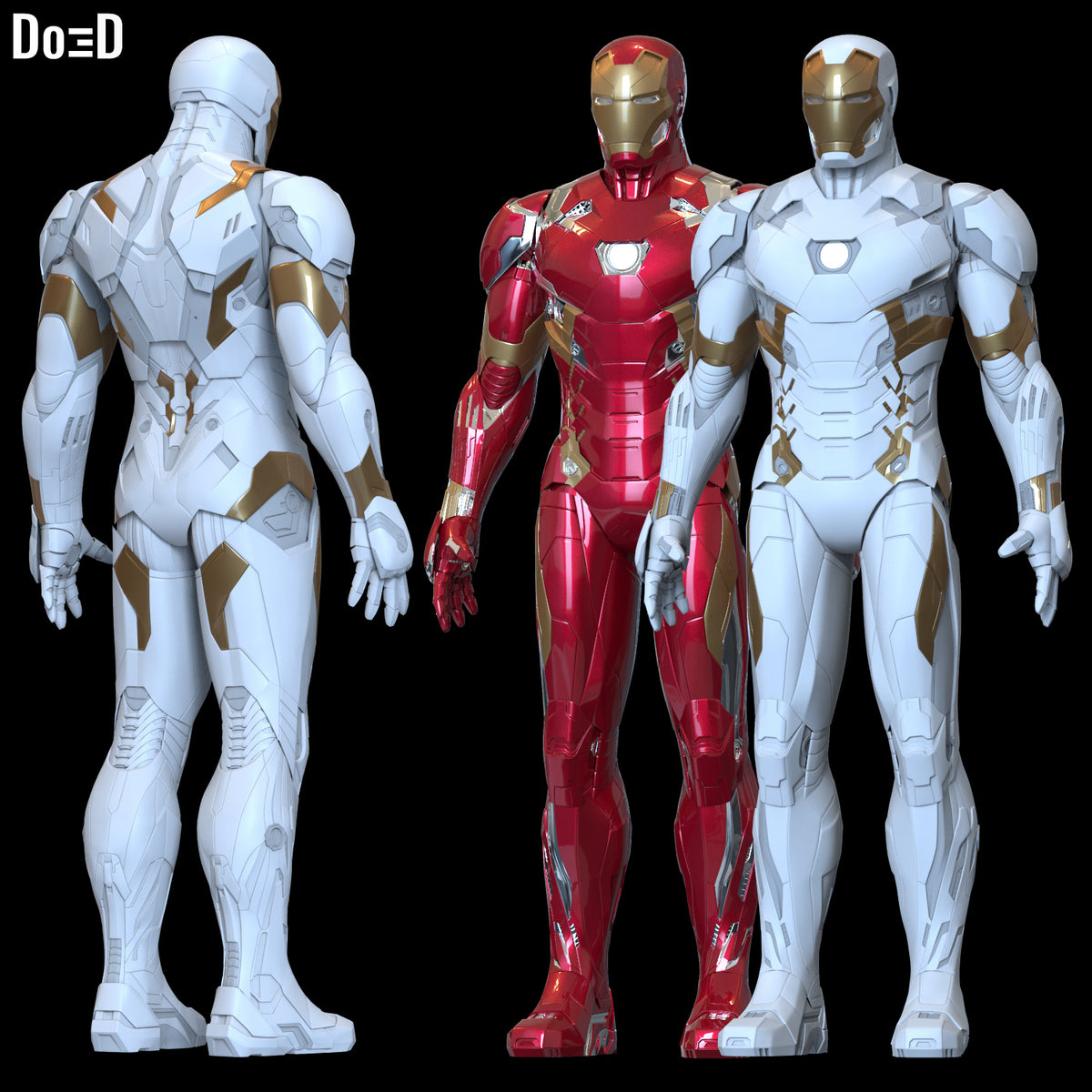 Iron Man Mark XLVI / XLVII Armor  MK 46 / 47 | 3D Printable Model STL File #410