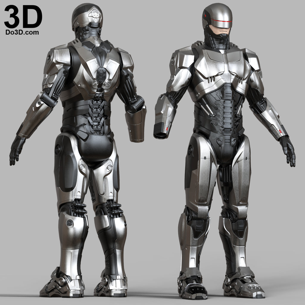 RoboCop Silver Suit / New Armor 2014 Film  | 3D Printable Model #4800