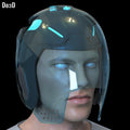 Sam Flynn Tron Legacy Helmet | 3D Printable Model STL Print #F561