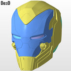 3D Printable Model: Iron Patriot Endgame Helmet Print File Format STL #n36