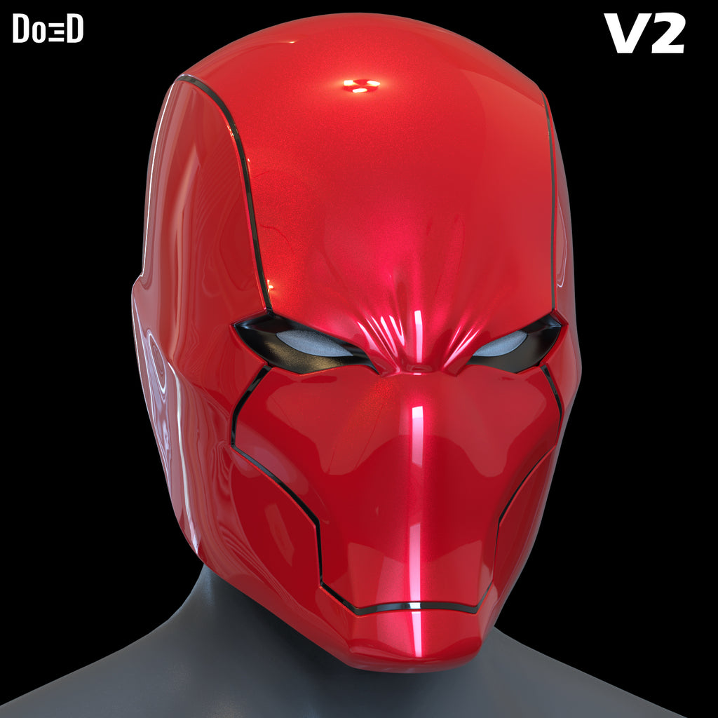 Red Hood Rebirth Helmet V2 | 3D Printable Model #3329