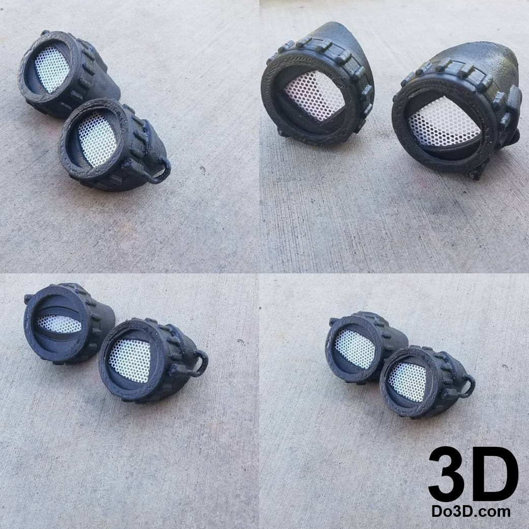 Spider-Man Homecoming Homemade Goggle + Face Shell | 3D Model Project #2231