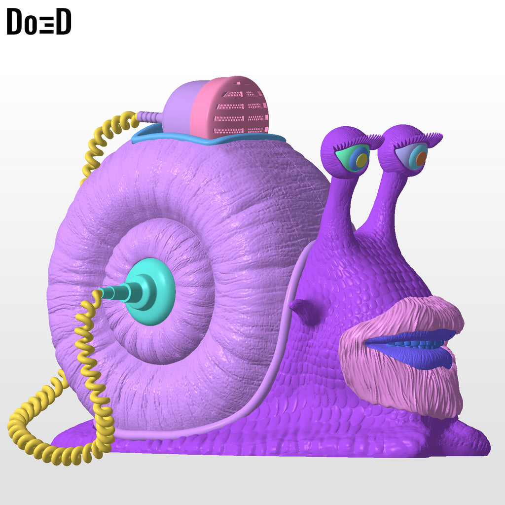 Den Den Mushi Monkey D. Garp One Piece Transponder Snail 3D Model STL #MD979