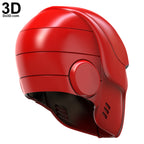 Red Hood Arsenal Helmet Original Design by Do3D.com | 3D Model Project #4261