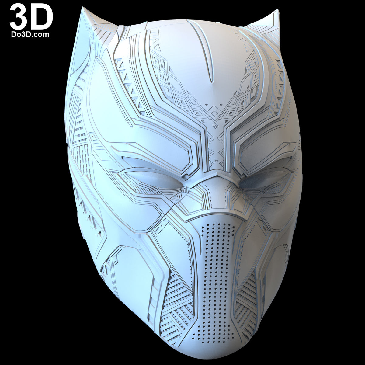 Black Panther Civil War Classic Premium Helmet | 3D Model Project #5284