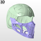 Sub-Zero Mask Helmet & Full Armors 3D Printable Model Subzero Sub Zero STL #S012