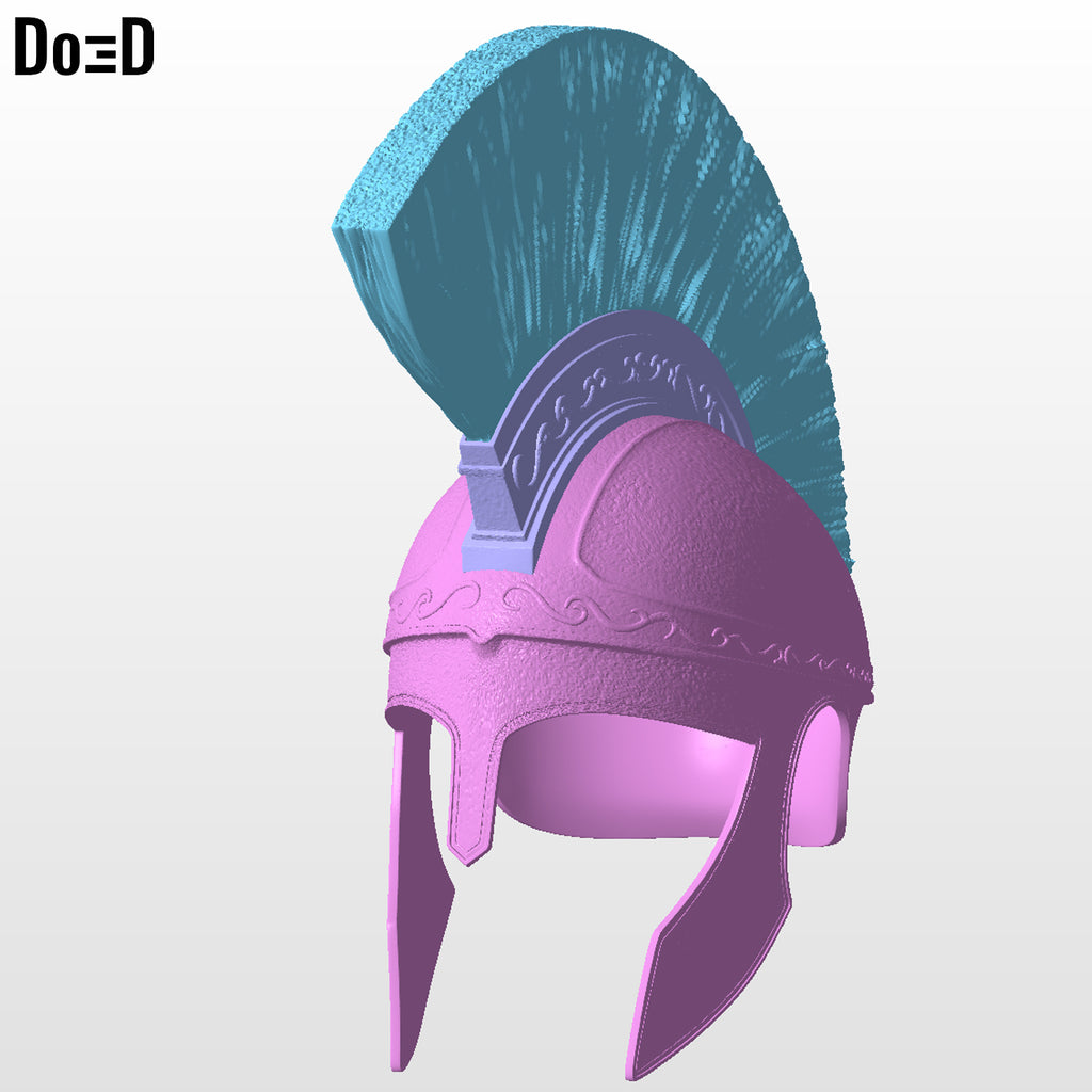 Odysseus Matt Damon Helmet | 3D Printable Model Print File STL #MD363