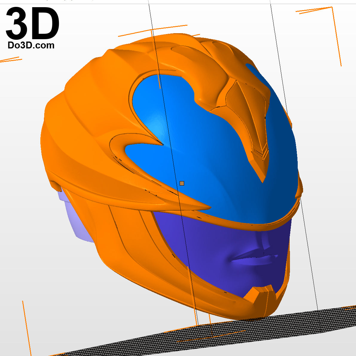 3D Printable Model Black Ranger 2017 Power Rangers Helmet + Full Armor STL #2395