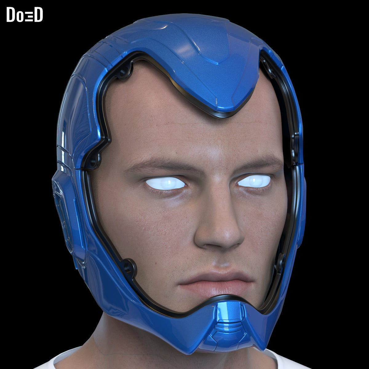 Blue Beetle Helmet V2 | 3D Printable Model STL File #B42