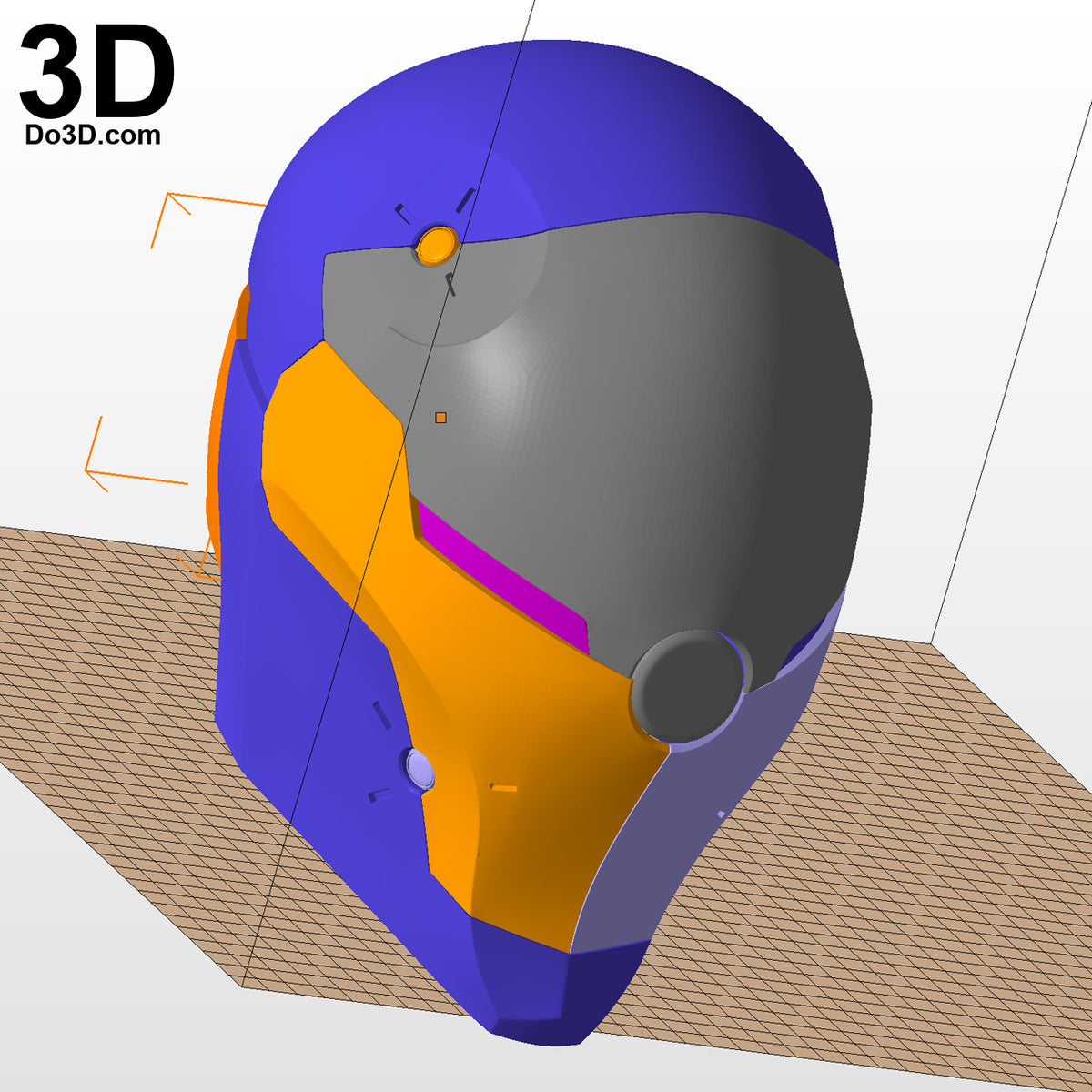 Gray Fox Metal Gear Cyborg Ninjas Helmet  | 3D Printable Model #1033