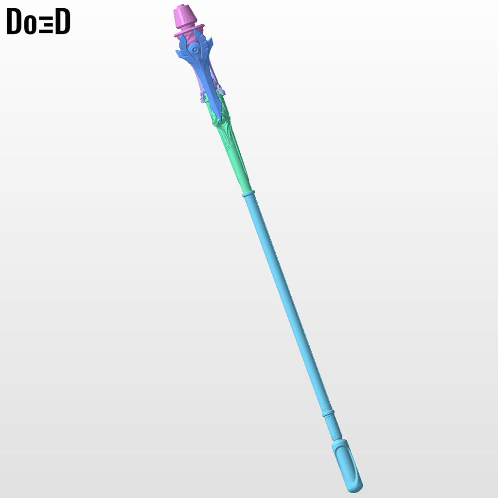 Winged Victory Mercy Overwatch Wand Staff Weapon | 3D Model Project #4691