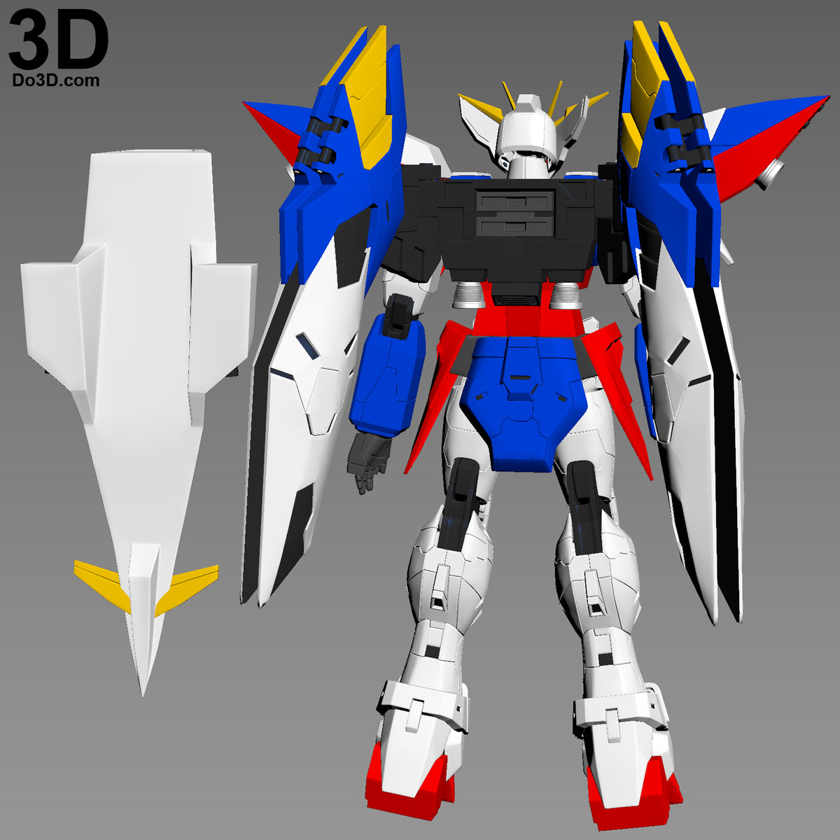 XXXG-00W0 Gundam Wing Zero Full Body Armor | 3D Model Project #3792