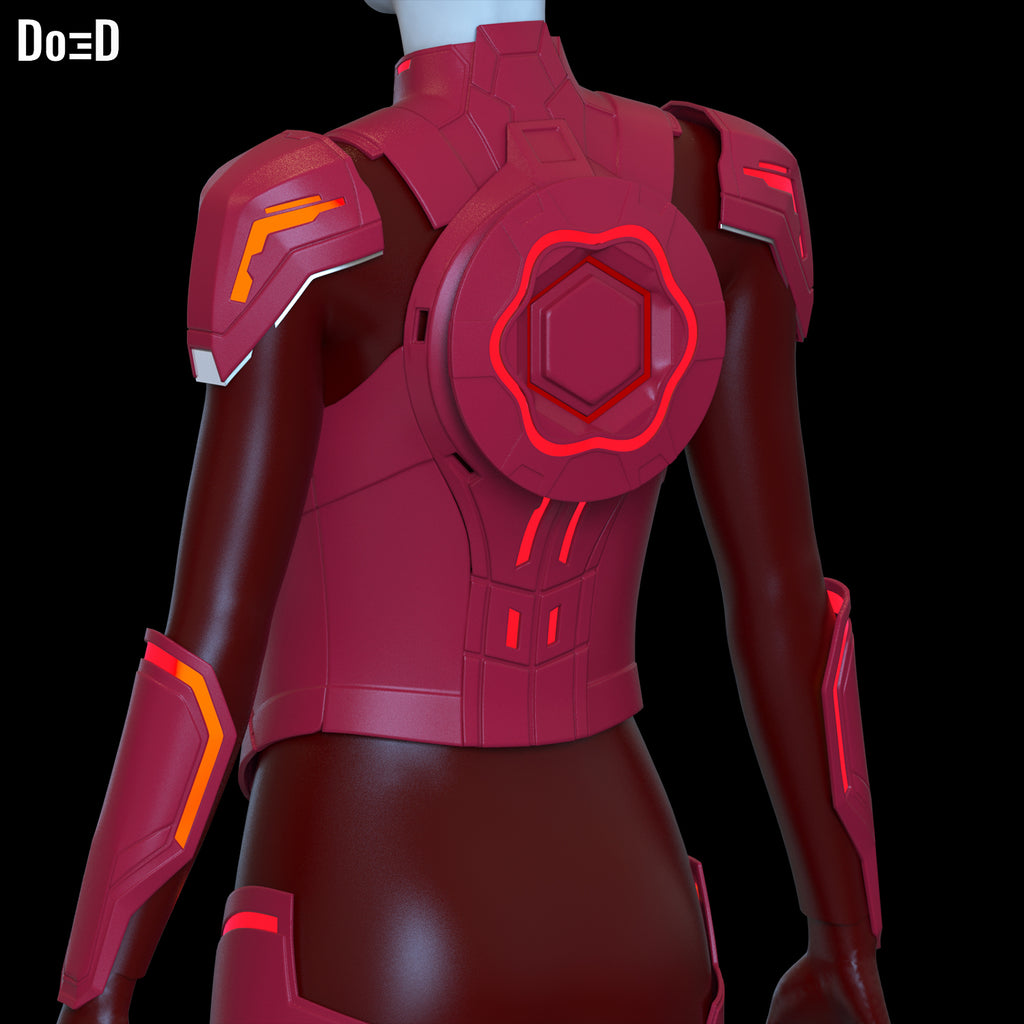 Female Tron Ares Body Armor | 3D Printable File #FT29
