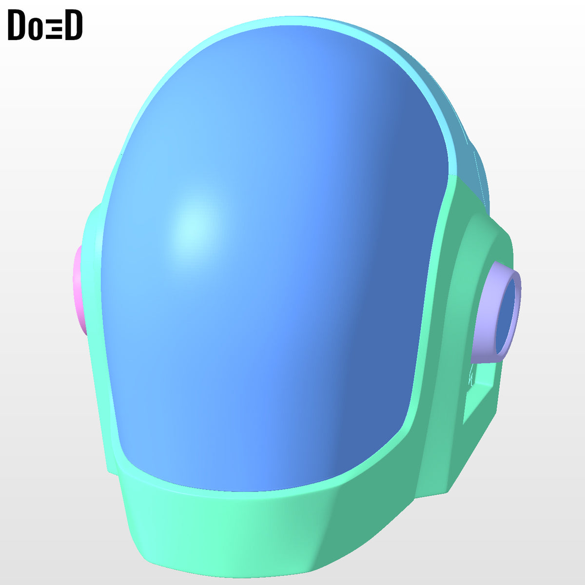 Daft Punk Gold Guy-Manuel de Homem-Christo Helmet | 3D Printable Model #DP88