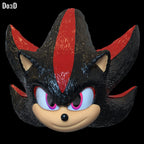Shadow Sonic 3 Helmet 3D Model STL File #S115