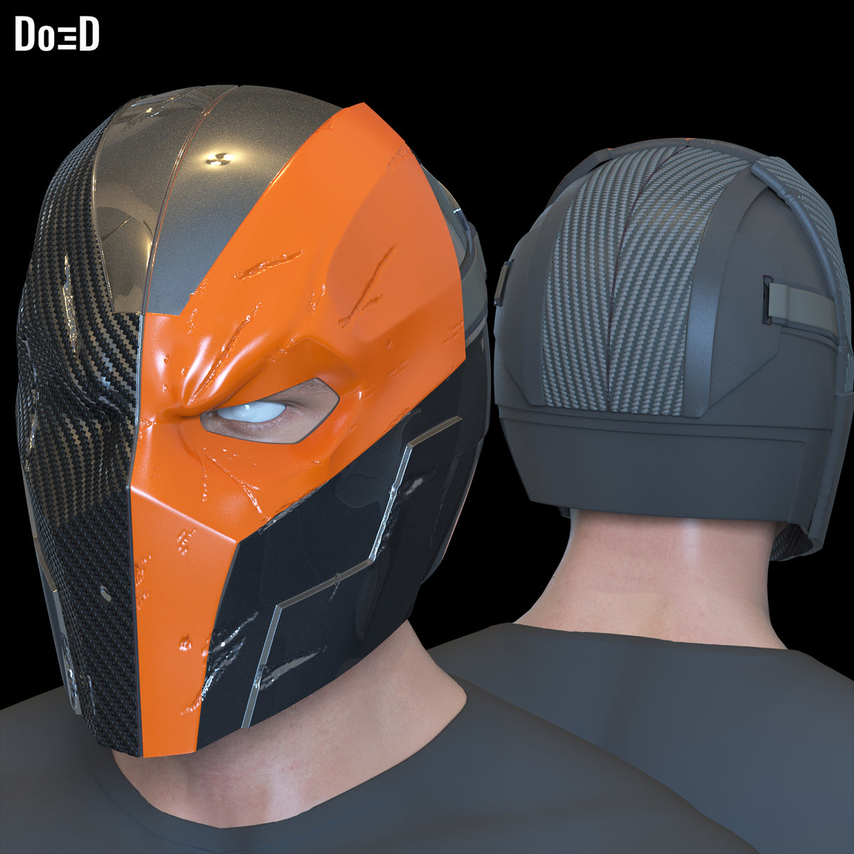 Deathstroke Justice League Helmet Mask, Cowl | 3D Printable Model STL #DJ67