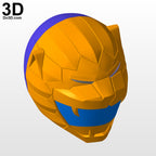 Choujuu Sentai Liveman Bioman Yellow Lion Helmet | 3D Model Project #5691
