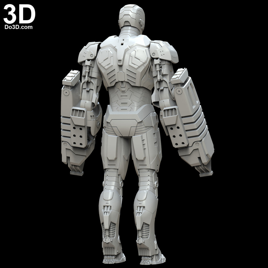 Iron Man Mark XXV Striker Full Body Armor Suit MK 25 | 3D Model Project #5403