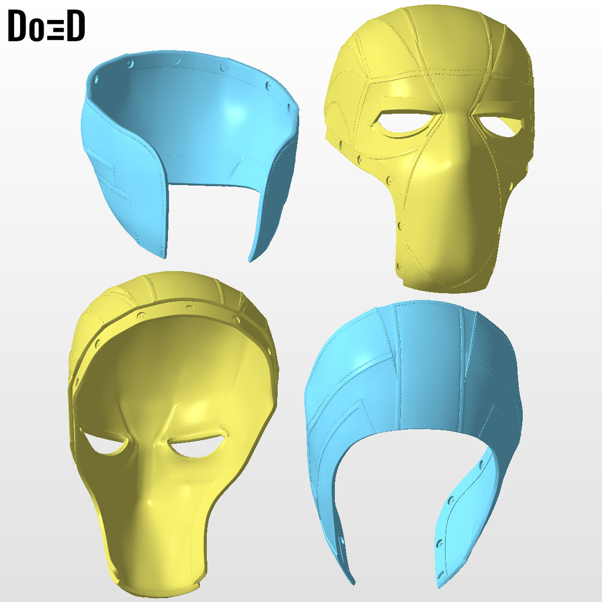 White Tiger Mask Helmet Daredevil Born Again Version | 3D Print File STL #WT38