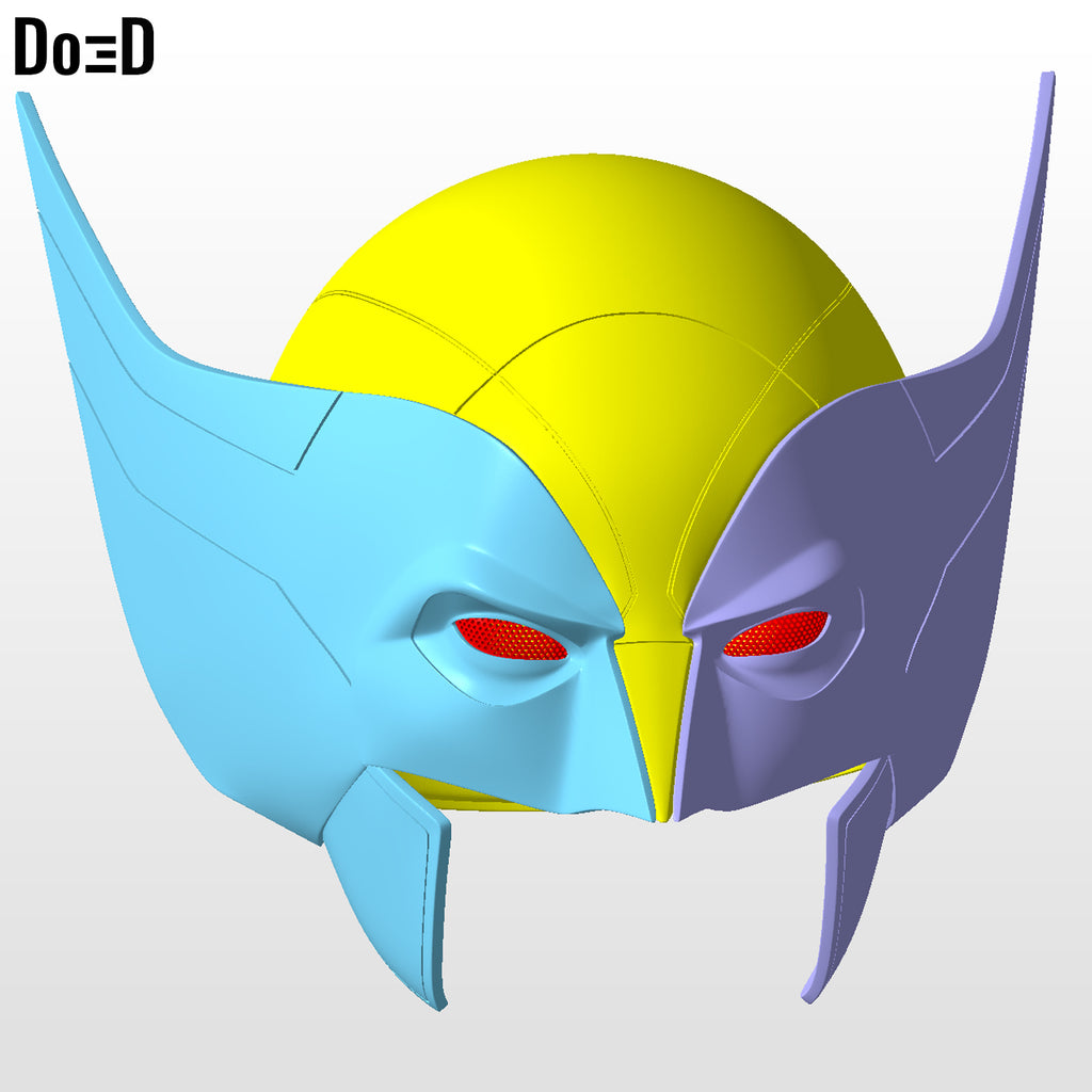 Wolverine X-Force Style Helmet Cowl | 3D Printable Model Print File #WX222