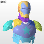 Iron Patriot 2024 Upper/Partial Iron Man Armors Only | 3D Printable Model #IP11