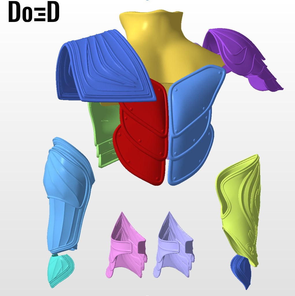 Assassin's Creed Ezio Armor Type 2 | 3D Printable Model Print File STL #3598
