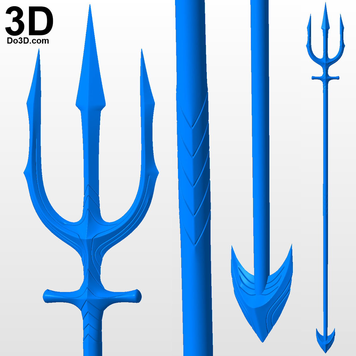 Aquaman 2018 set with Trident | 3D Printable Model Print STL File #5164