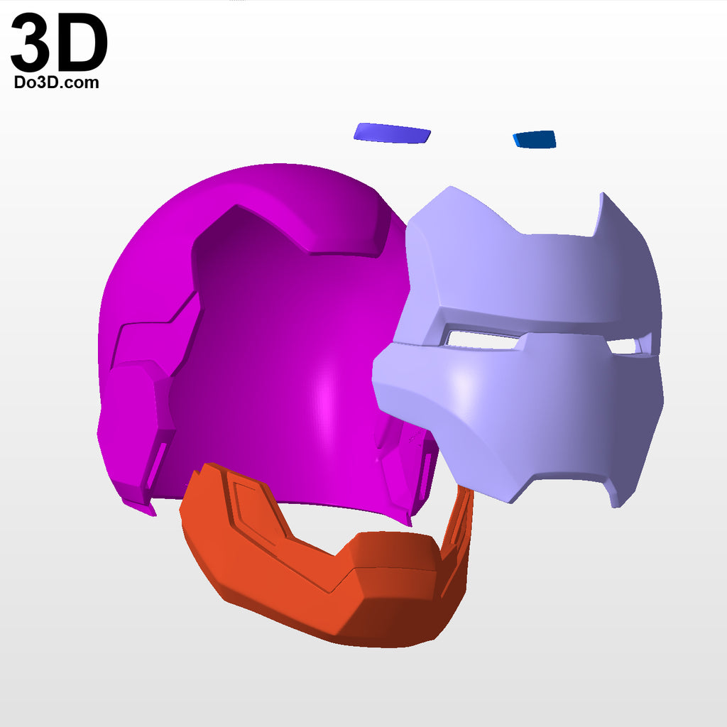 Iron Man Fortnite Helmet Stark Industries Skin | 3D Printable Model #FT10