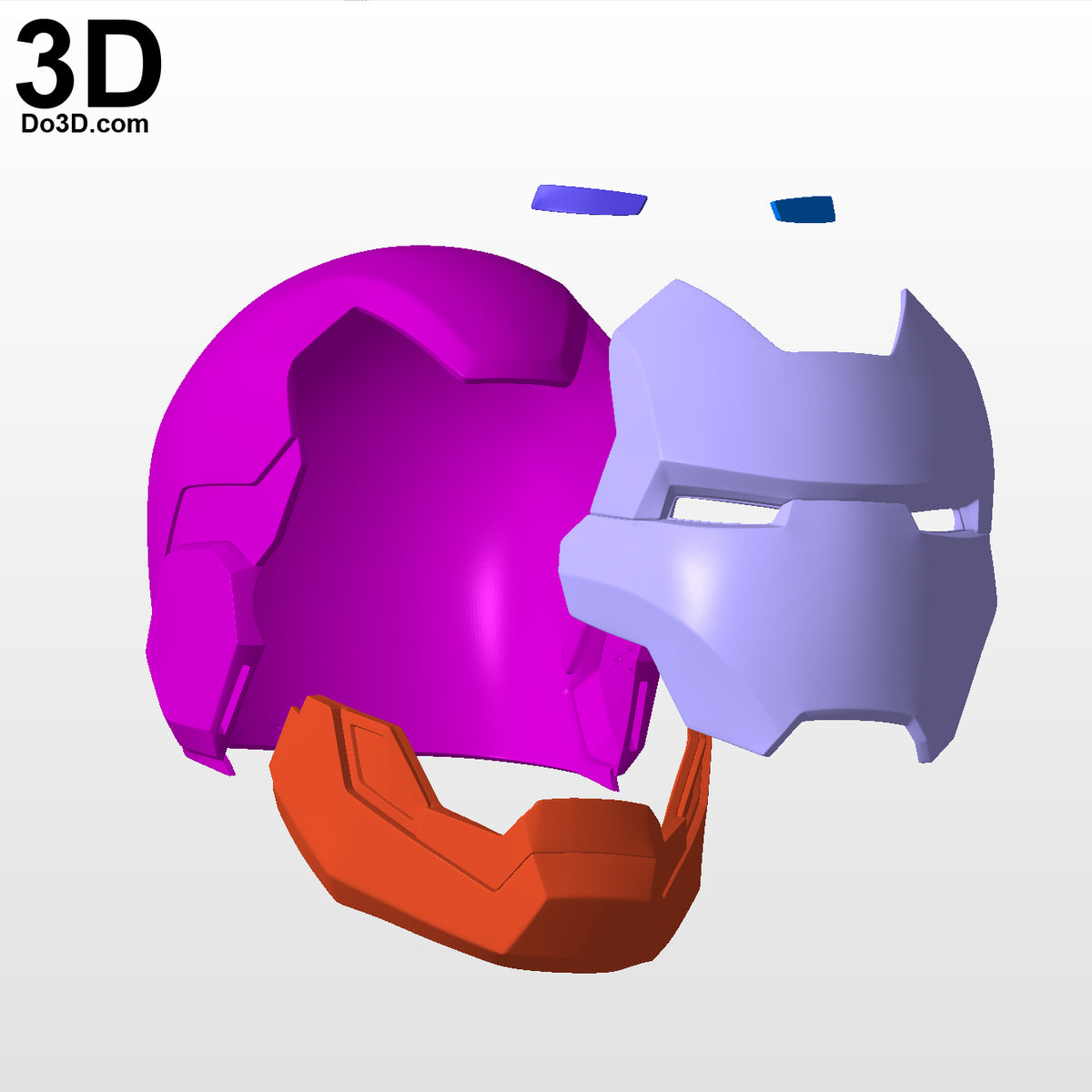 Iron Man Fortnite Helmet Stark Industries Skin | 3D Printable Model #FT10