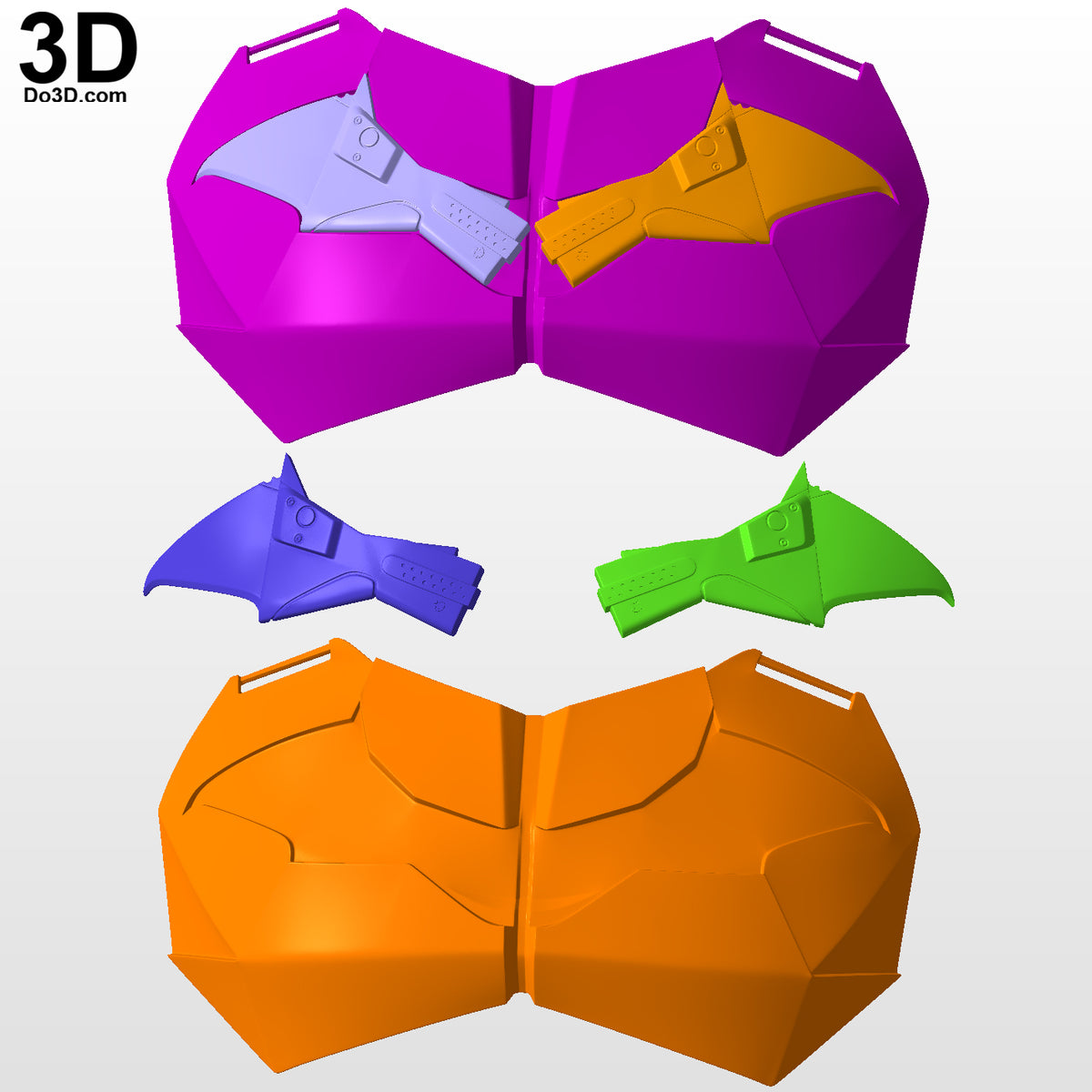 Chest & Emblem of the Batman 2022 armor 3D Printable Model STL Print File #CE23