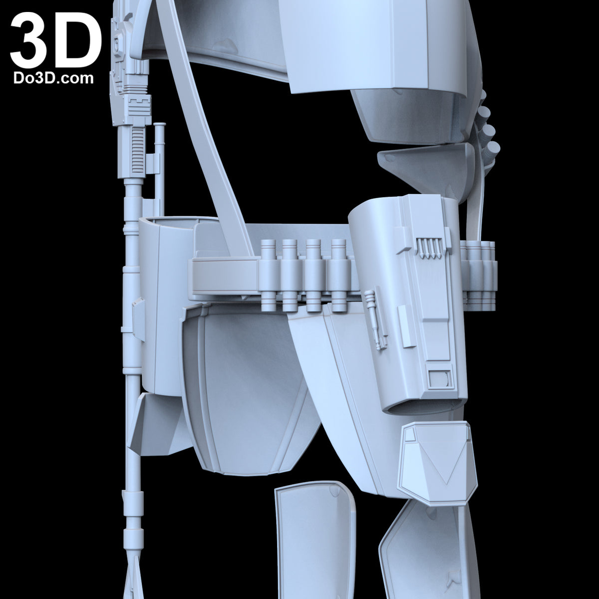 Mandalorian Original Base Armor Set | 3D Model Project #6202