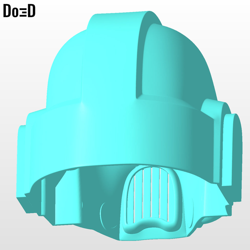 #H795 Space Marins Warhammer 40K Helmet | 3D Printable Model