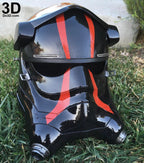 Tie Pilot Helmet from Star Wars VII: The Force Awakens  | 3D Printable Model #34