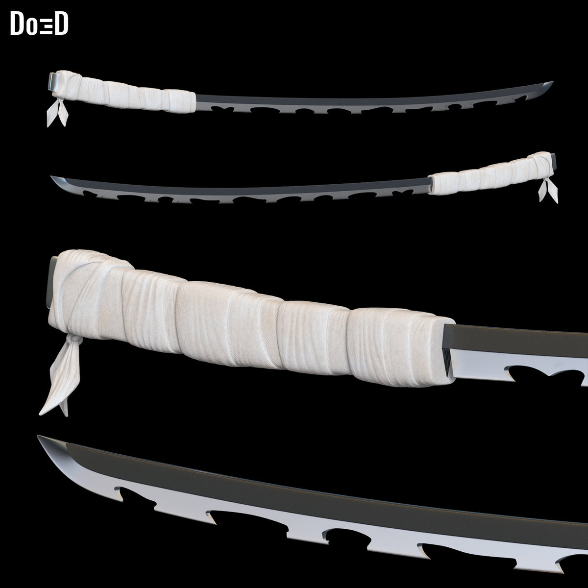 Katana Demon Slayer Inosuke Hashibira Sword | 3D Printable Model #IN25