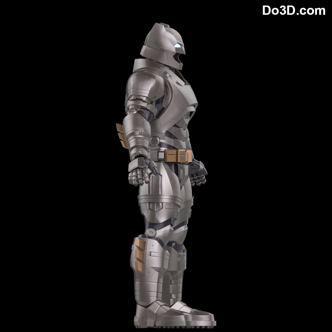 Armored Batsuit Batman v Superman BVS DOJ Helmet + Armor, 3D Printable Model #44
